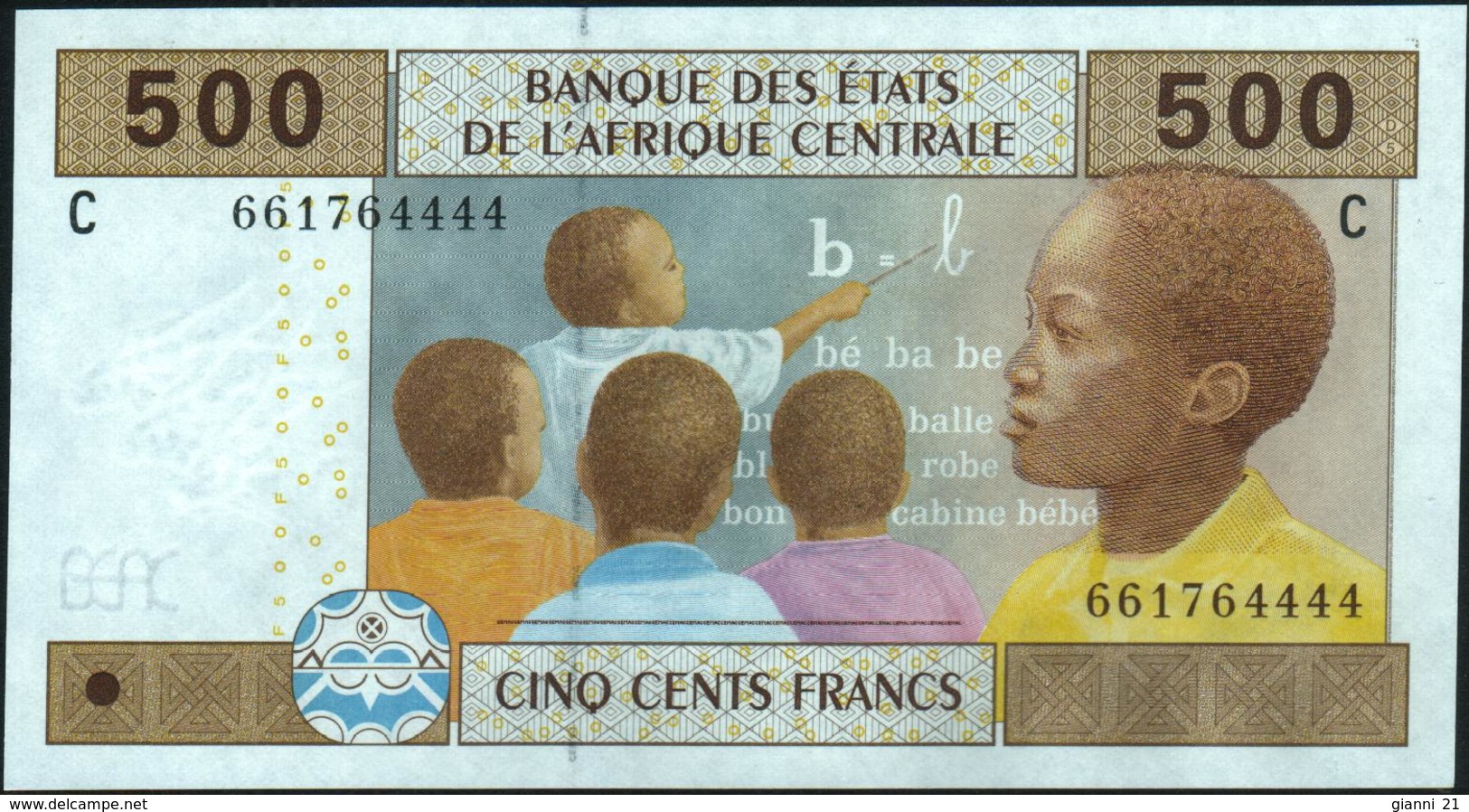 CENTRAL AFRICAN STATES - 500 Francs 2002 {Chad #C} UNC P.606 Cc - Chad