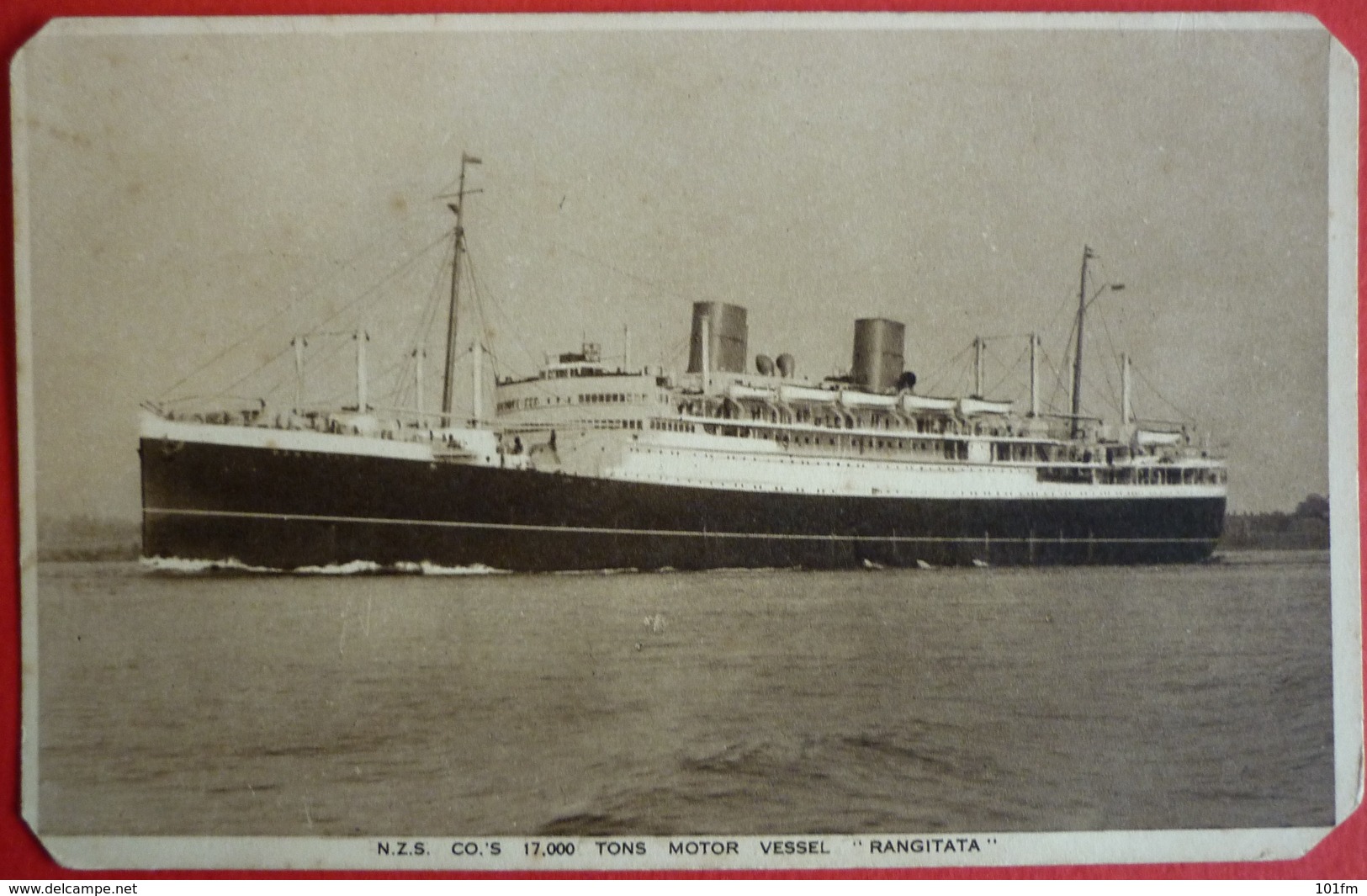 SS.RANGITATA - NEW ZEALAND SG. CO. - Steamers