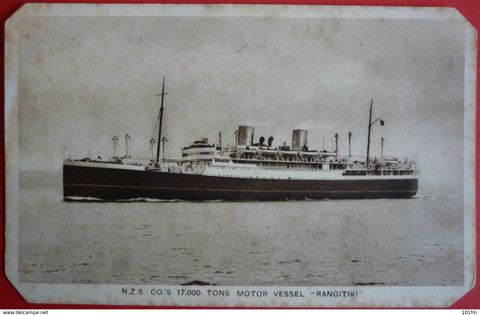 SS.RANGITIKI - NEW ZEALAND SG. CO. - Dampfer