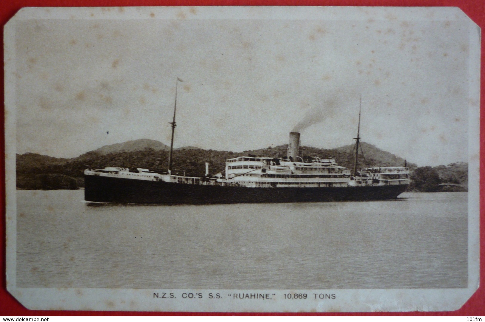 SS.RUAHINE - NEW ZEALAND SG. CO. - Dampfer