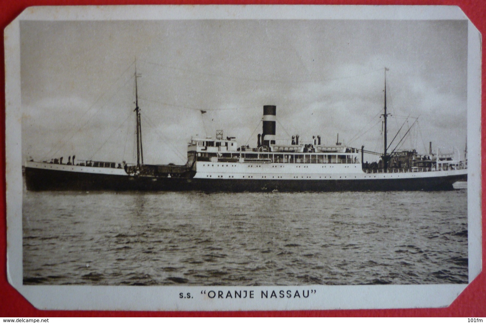 SS. ORANJE NASSAU - KONINLIJKE EDERLANDSCHE STOOMBOOT MAATSCHAPPIJ N.V. AMSTERDAM - Steamers