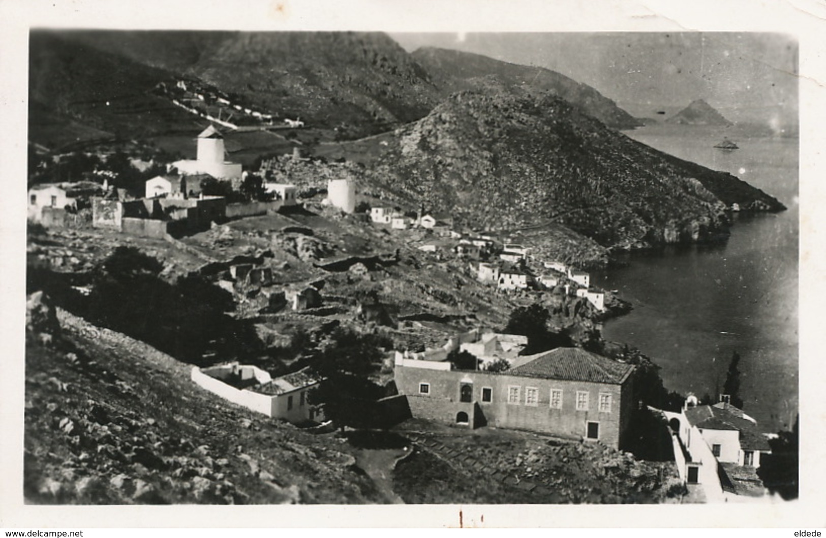 Real Photo Hydra Avlaki . P. Used . Moulin à Vent . Wind Mill - Griechenland