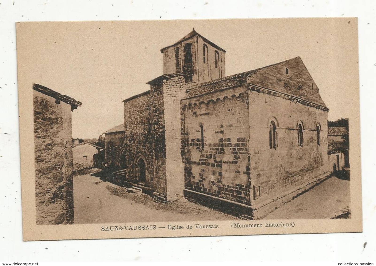 Cp, 79 ,  SAUZE-VAUSSAIS , église De VAUSSAIS , Vierge , Ed. Rousseau - Sauze Vaussais