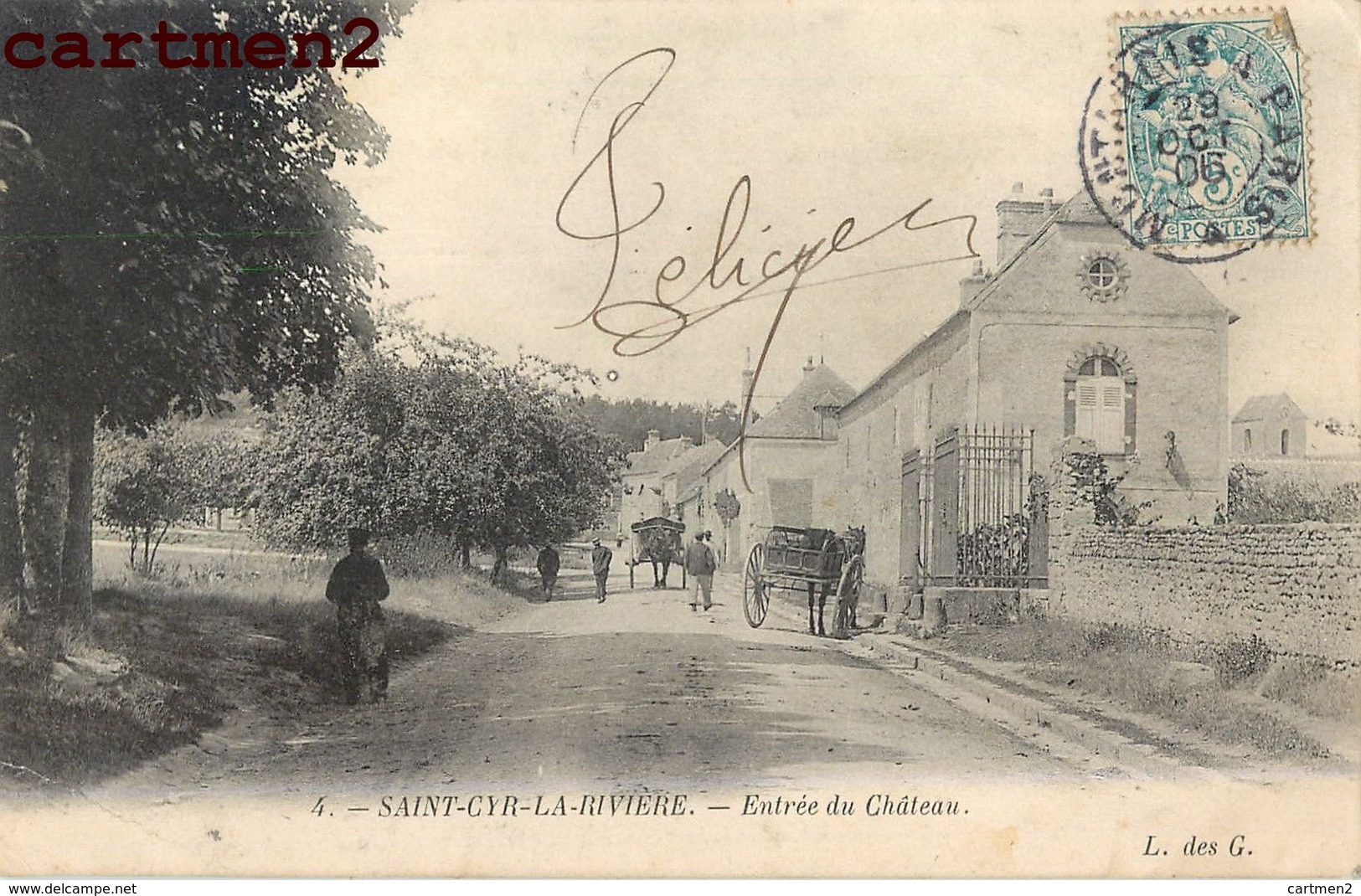 SAINT-CYR-LA-RIVIERE ENTREE DU CHATEAU 91 - Autres & Non Classés