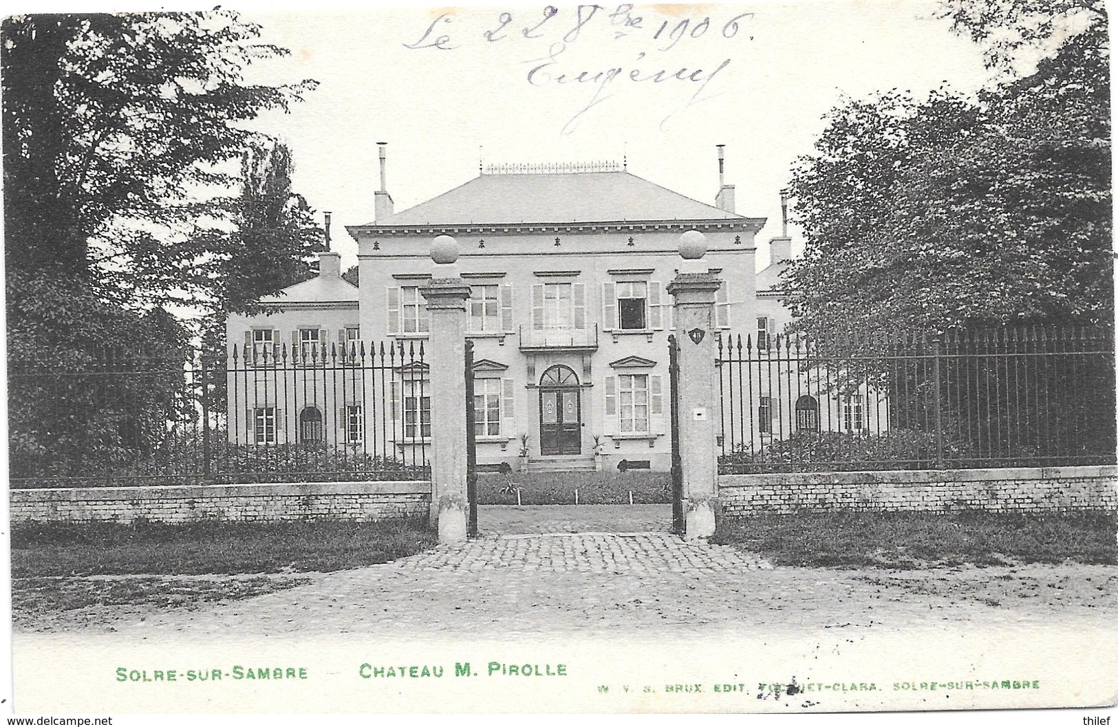 Solre-Sur-Sambre NA10: Château M. Pirolle 1906 - Erquelinnes