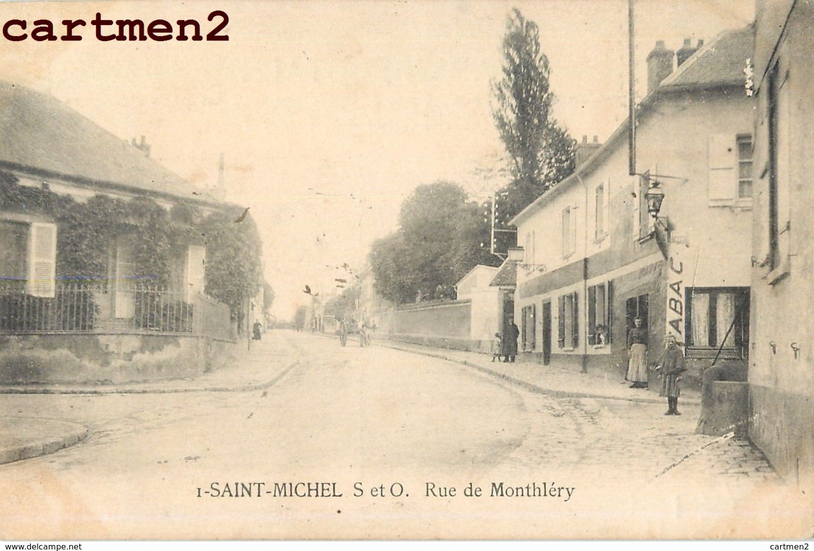 SAINT-MICHEL-SUR-ORGE RUE DE MONTHLERY CACHET 91 - Saint Michel Sur Orge