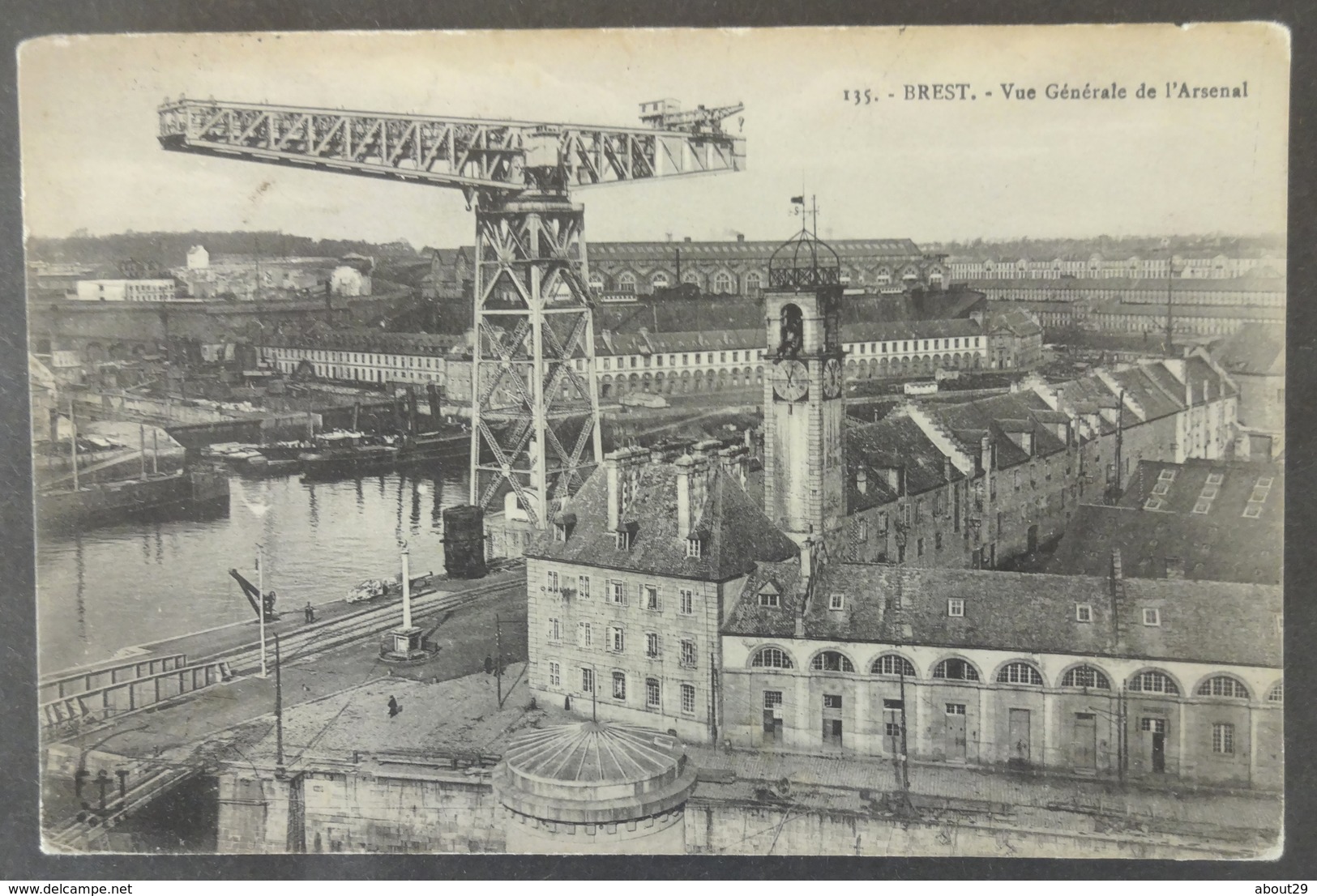 CPA 29 BREST - Vue Générale De L'Arsenal - FT 135 - Réf. Y 113 - Brest