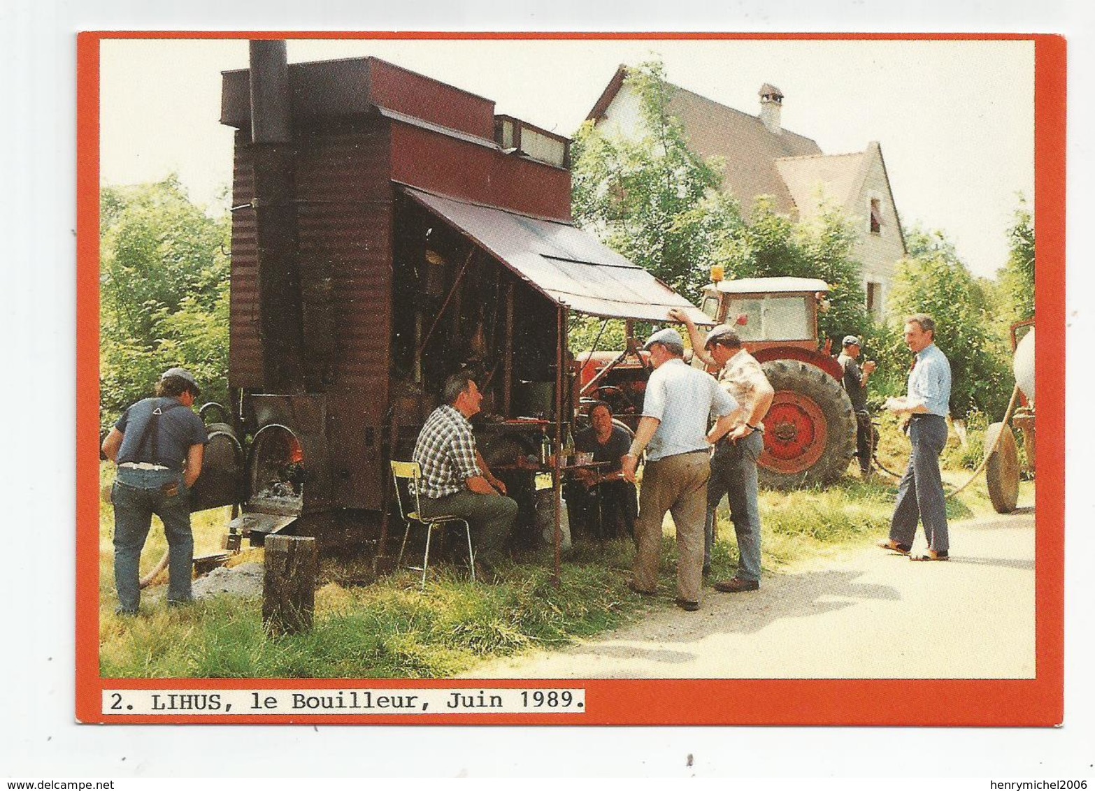60 Oise Lihus Le Bouilleur Métier Juin 1989 Tracteur ( Scène Paysanne Française ) - Sonstige & Ohne Zuordnung