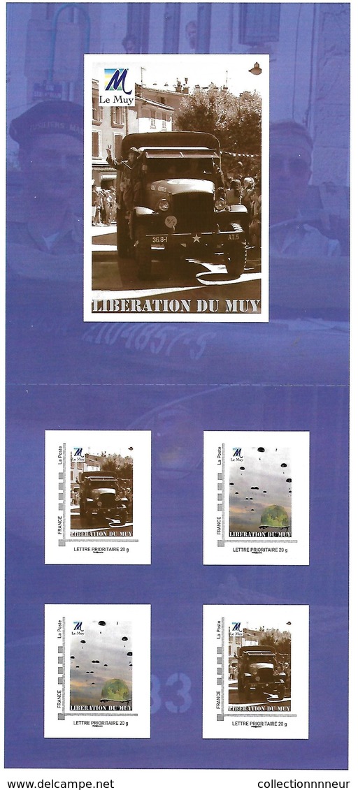 FRANCE CARNET COLLECTOR GUERRE LIBERATION DU MUY NON PLIE TB VOIR SCANS - Collectors