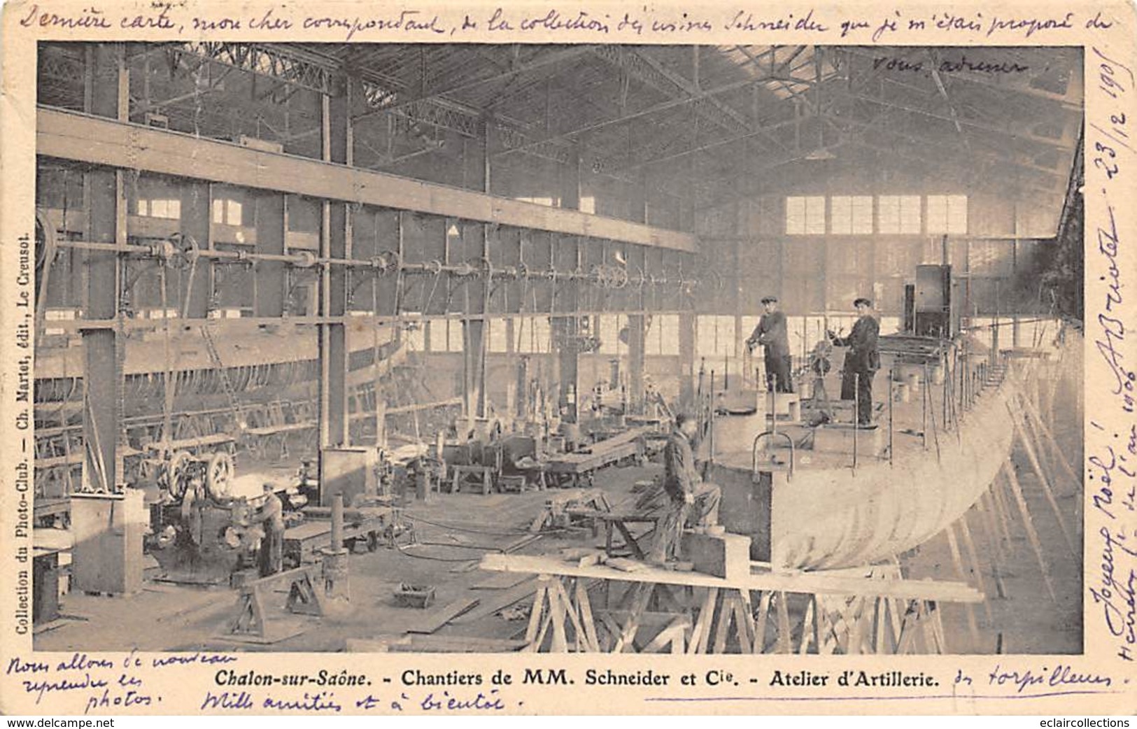 Chalon Sur Saône     71     Schneider Et Cie  . Atelier D'Artillerie         (voir Scan) - Chalon Sur Saone