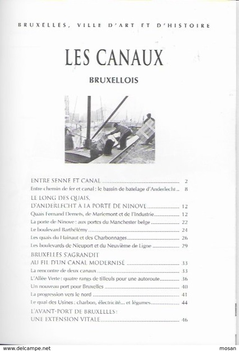 Les Canaux Bruxellois. . Région Bruxelles - Capitale. Port. - Belgique