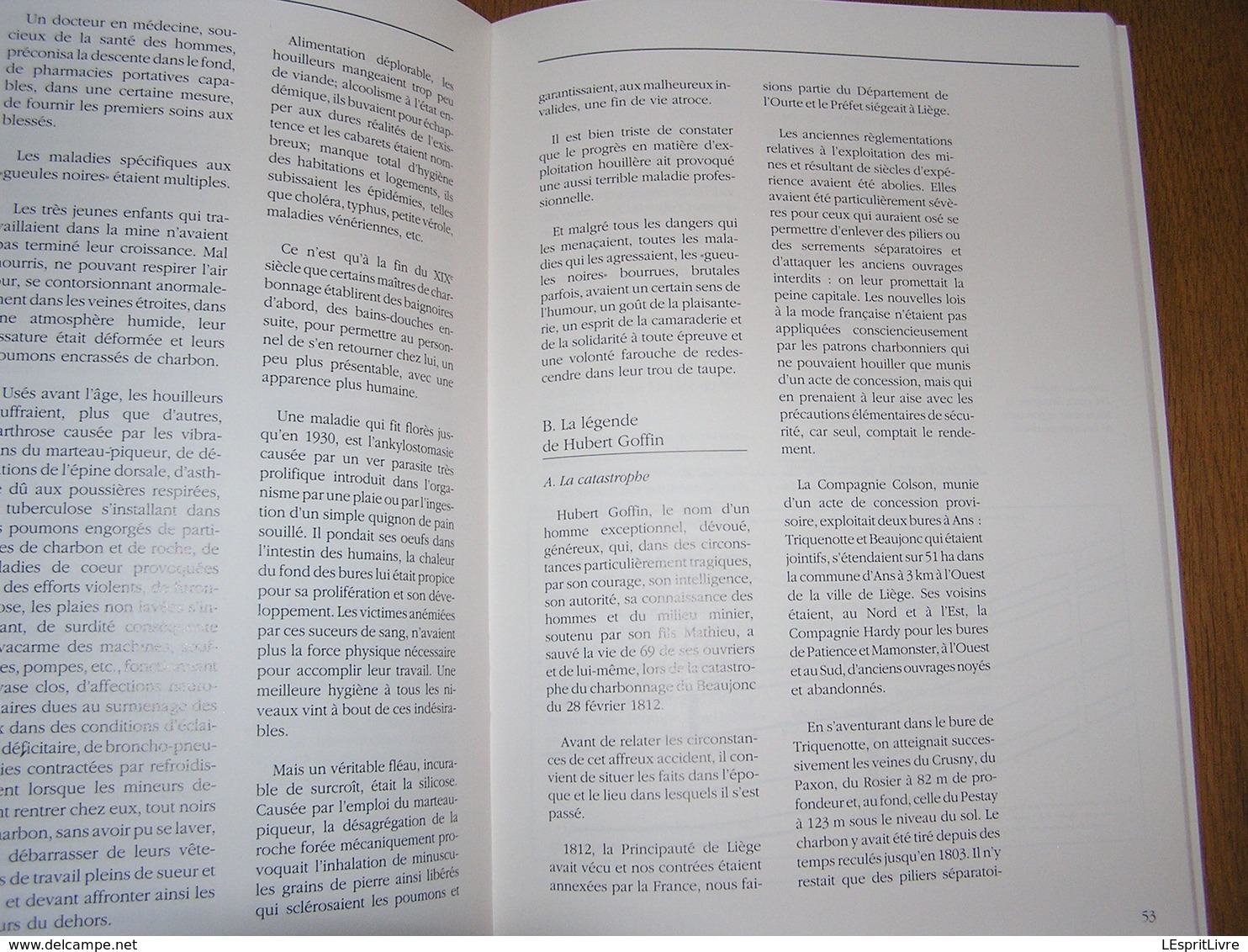 ET LE CHARBONNAGE FUT  Régionalisme Histoire de la Houille à Ans et Environs Mine Charbon Charbonnages Liège Mines
