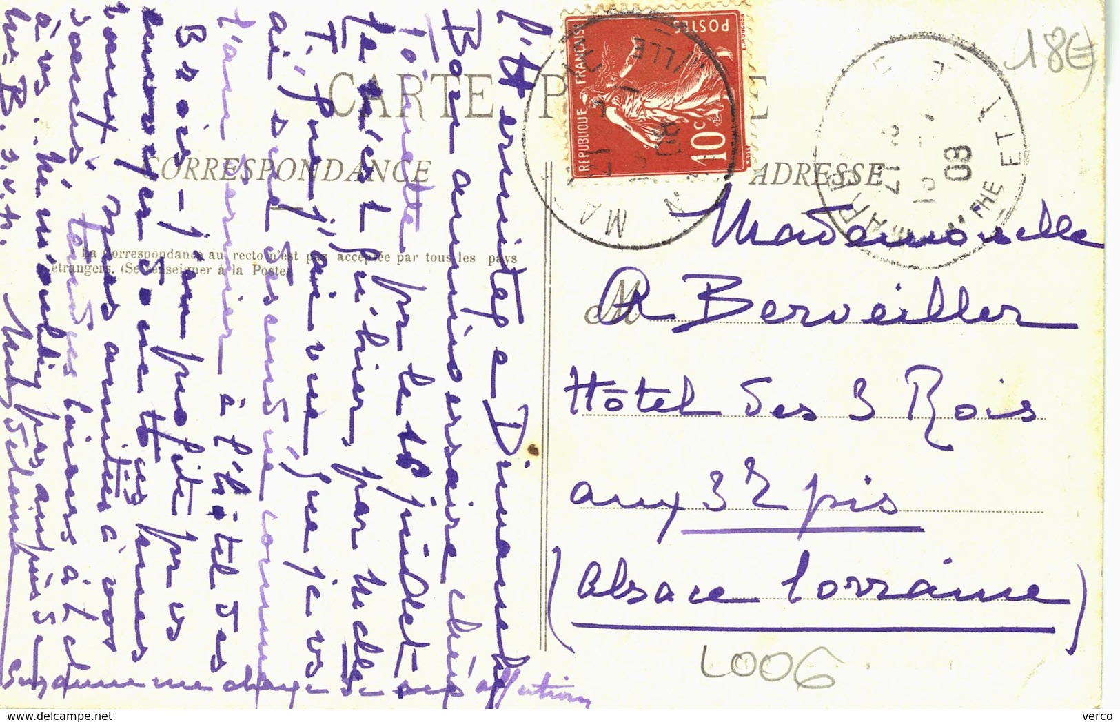 Carte Postale Ancienne De MARBACHE - Sonstige & Ohne Zuordnung