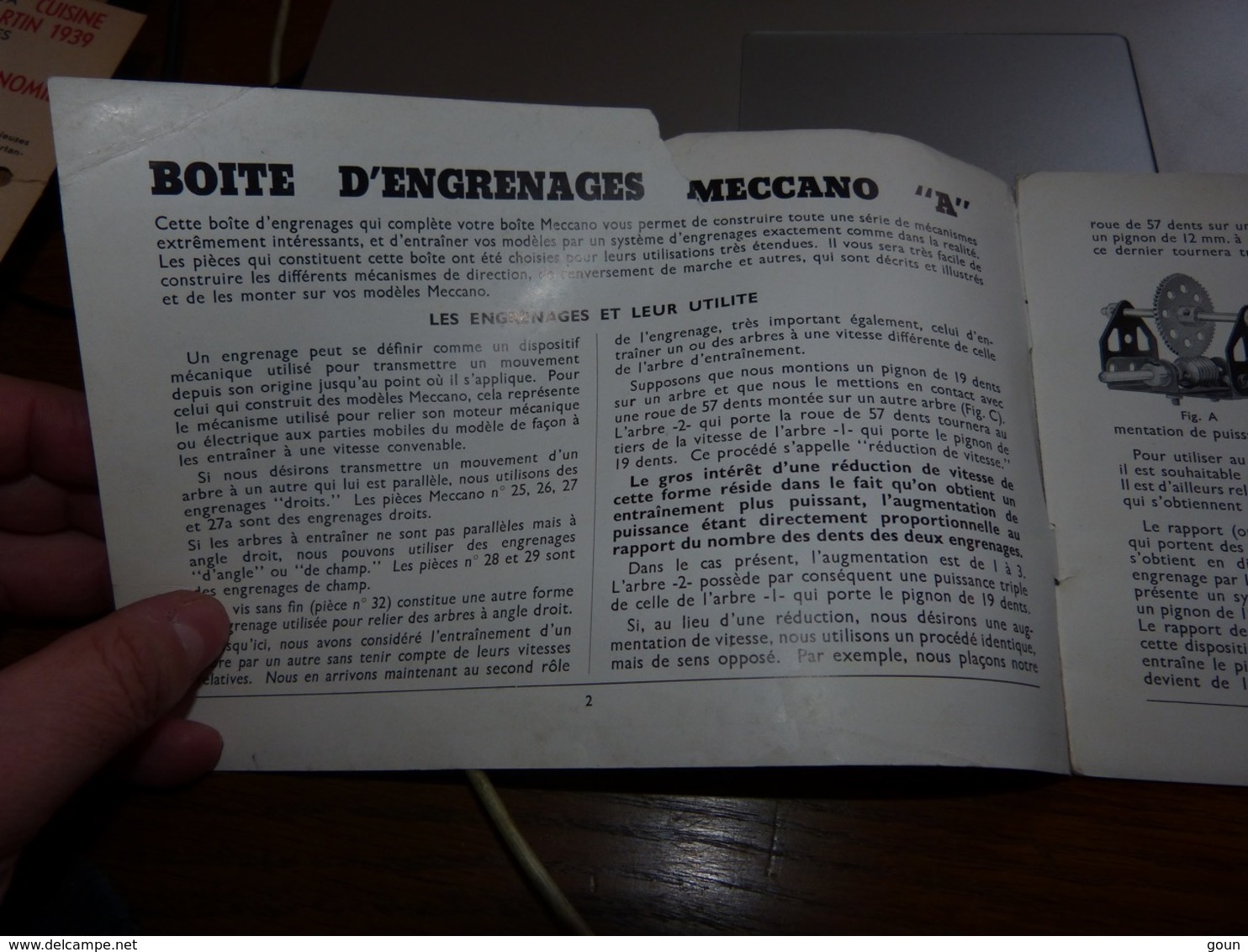 Ancien Catalogue De Pièces  Meccano Années 50 - Non Classés