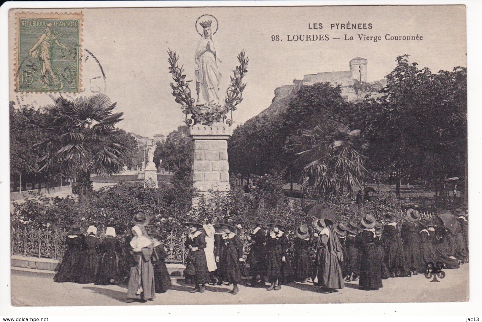 L120C_384 - Lourdes - 98 La Vierge Couronnée - Lourdes
