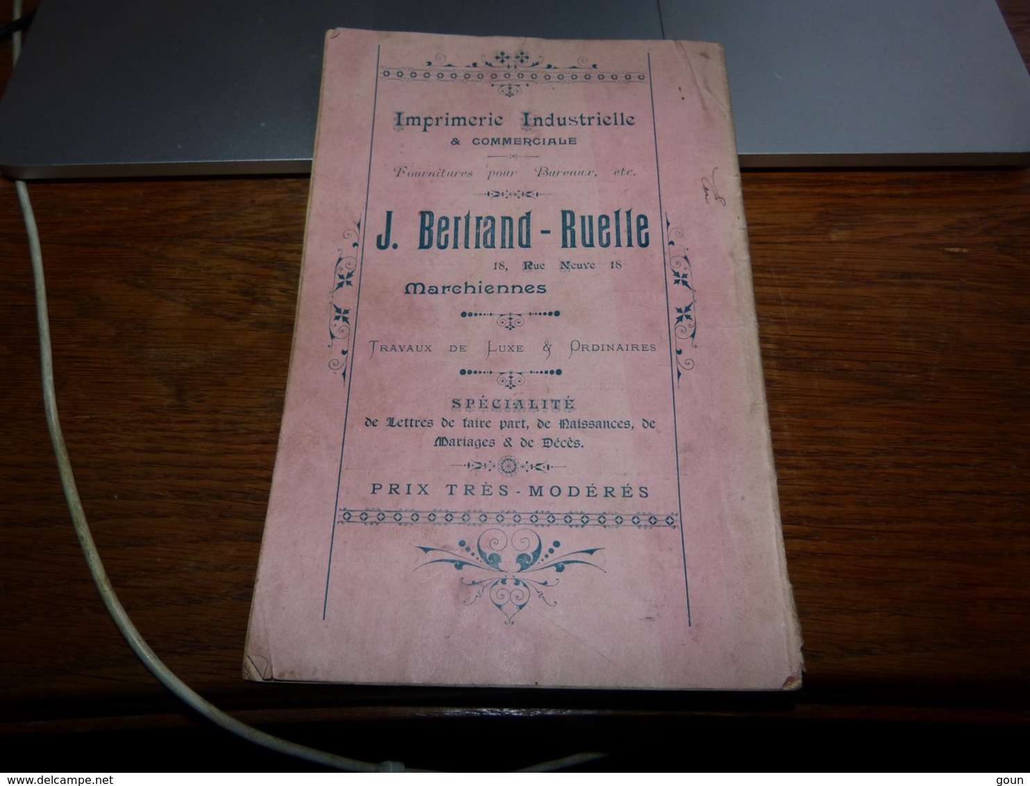 Marchienne Au Pont Programme Des Marchinoiseries Avril 1899  Nombreuses Pubs Locales - Publicités