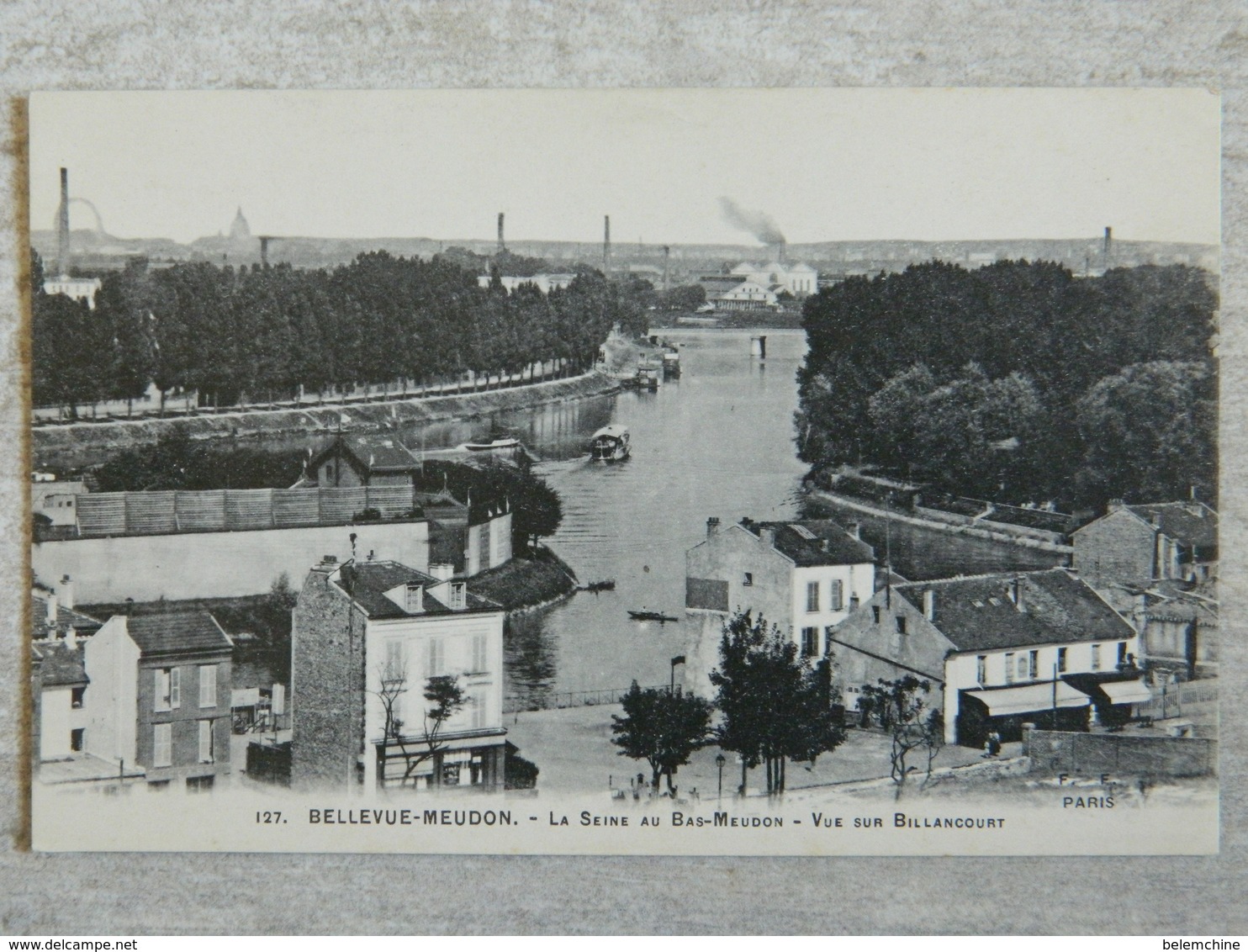 BELLEVUE MEUDON                     LA SEINE AU BAS MEUDON            VUE SUR BILLANCOURT - Meudon