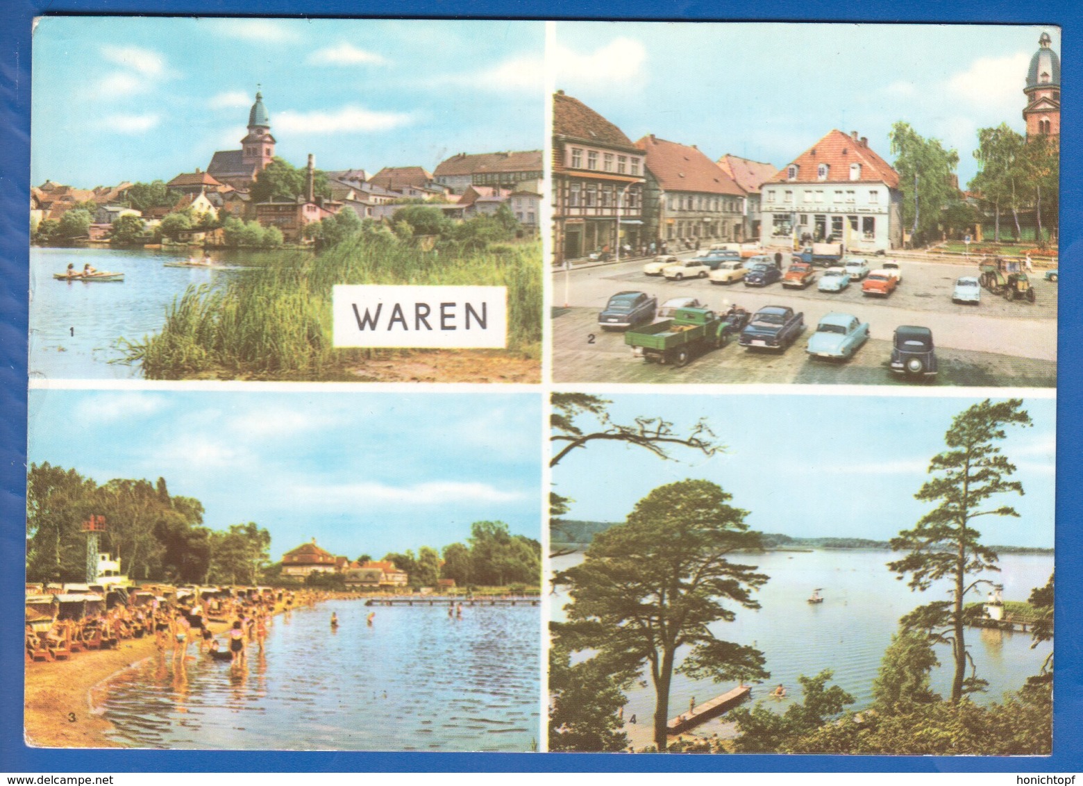 Deutschland; Waren Müritz; Multibildkarte - Waren (Mueritz)