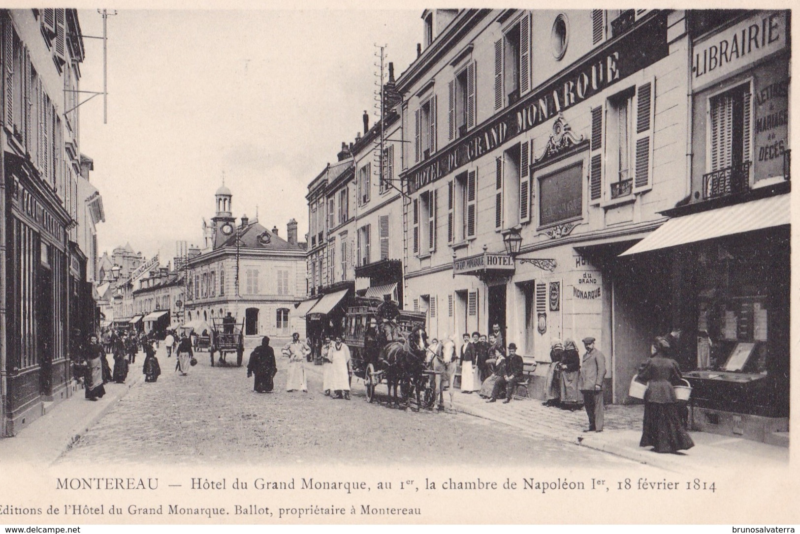 MONTEREAU - Hôtel Du Grand Monarque, Au 1°, La Chambe De Napoléon I°, 18 Février 1814 - Montereau