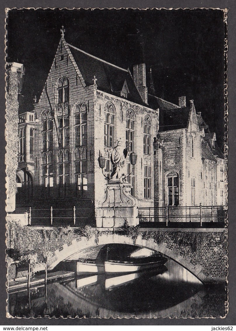 104563/ BRUGGE, Nepomucenusbrug, Verlichting, Illumination - Brugge