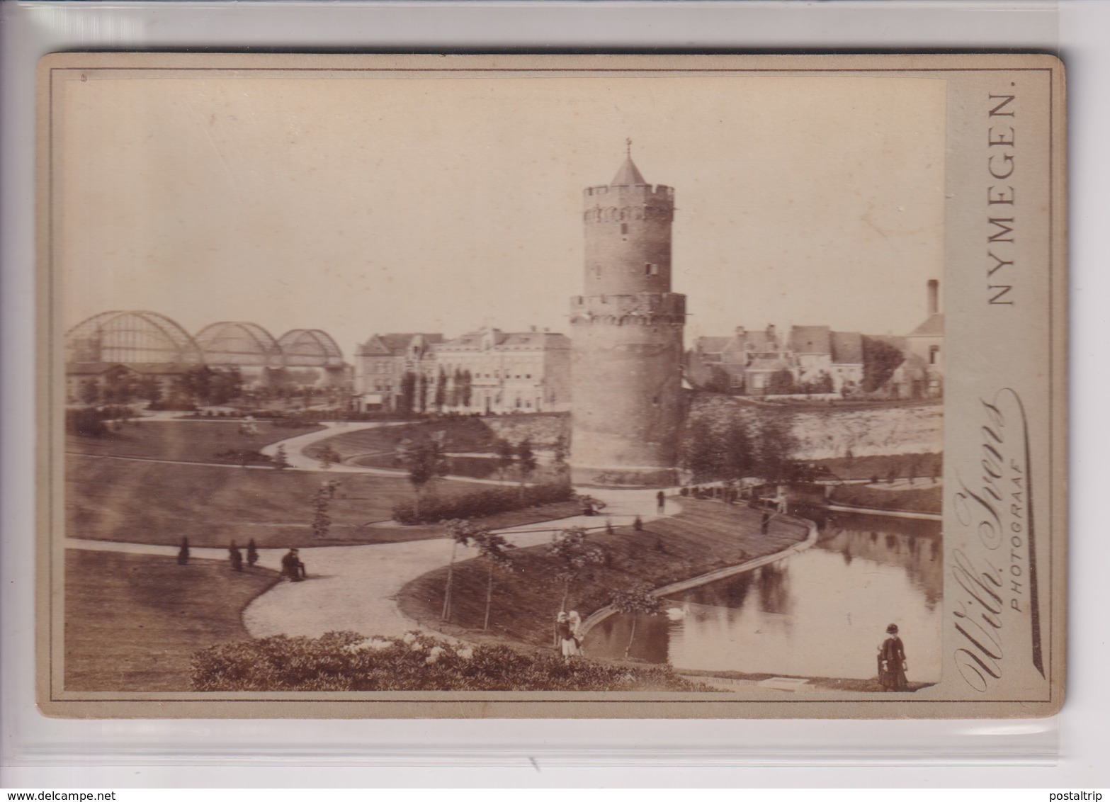 NIJMEGEN WILH IVENS  HOLLAND NEDERLAND 16*10CM ALBUMEN Cabinet  Photograph - Oud (voor 1900)