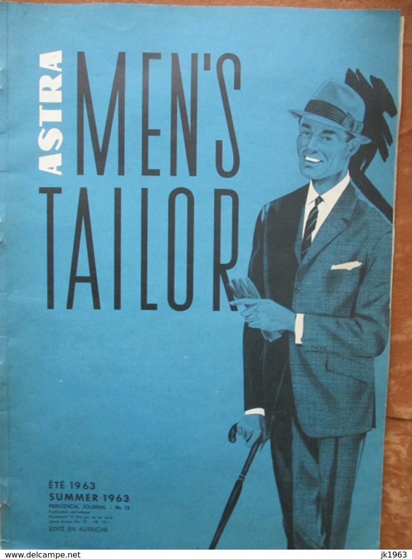 ASTRA MEN'S TAILOR, RARE JOURNAL DE MODE DE 1963 - Fashion/ Costume