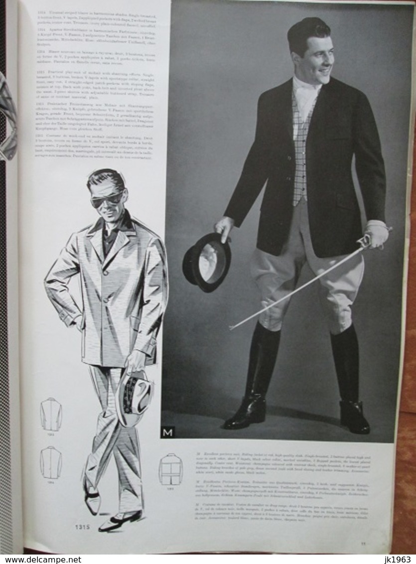 ASTRA MEN'S TAILOR, RARE JOURNAL DE MODE DE 1963 - Mode/ Costumes