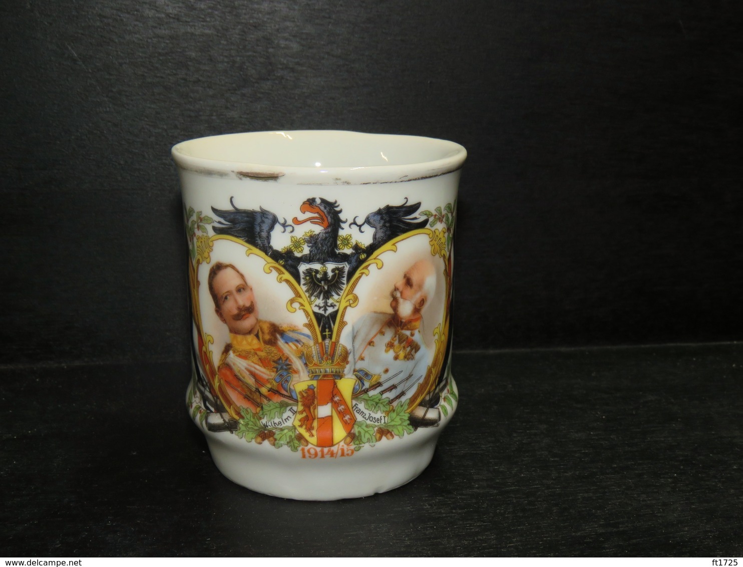 TRES BELLE TASSE PATRIOTIQUE ALLEMANDE 1914/16 !!! - 1914-18