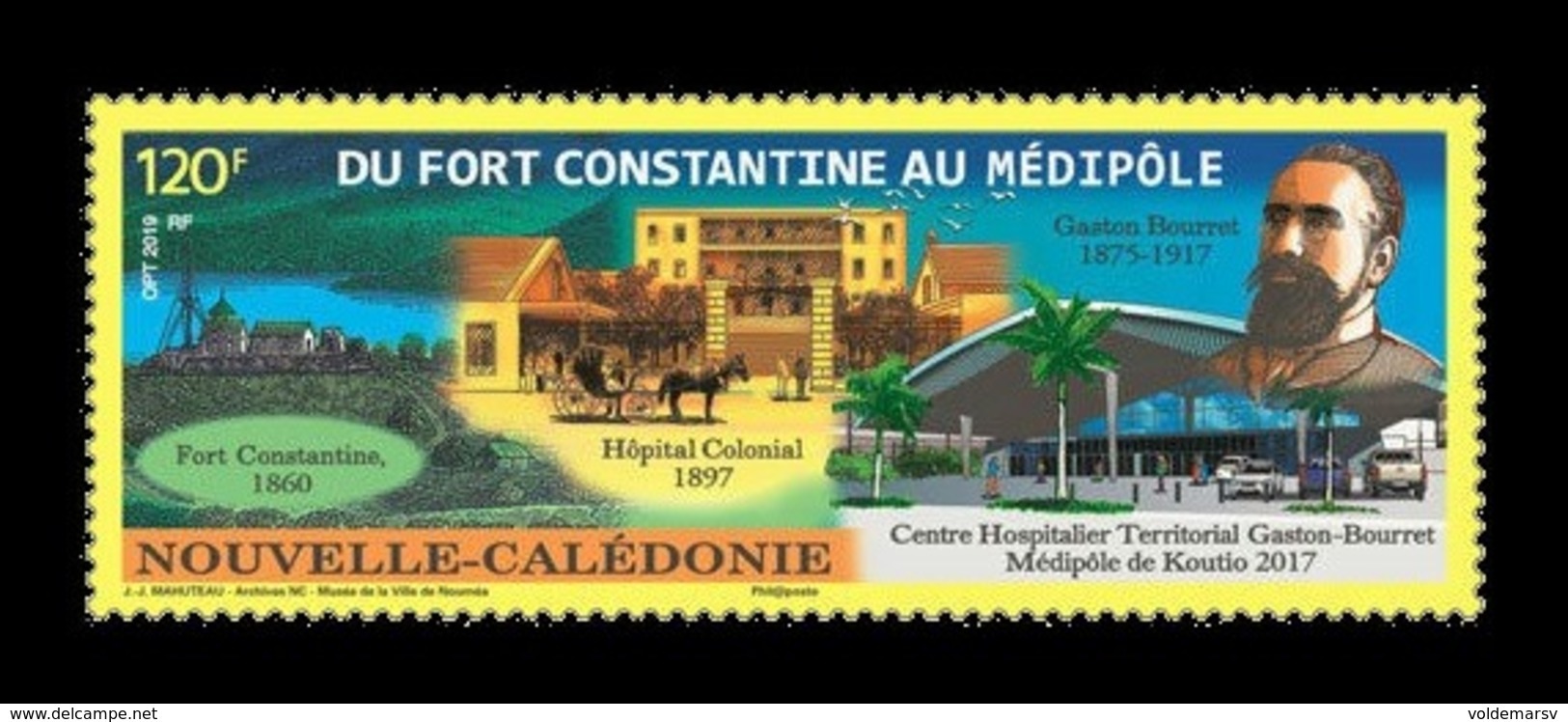 New Caledonia 2019 Mih. 1786 Medicine. Physician Gaston Bourret MNH ** - Neufs