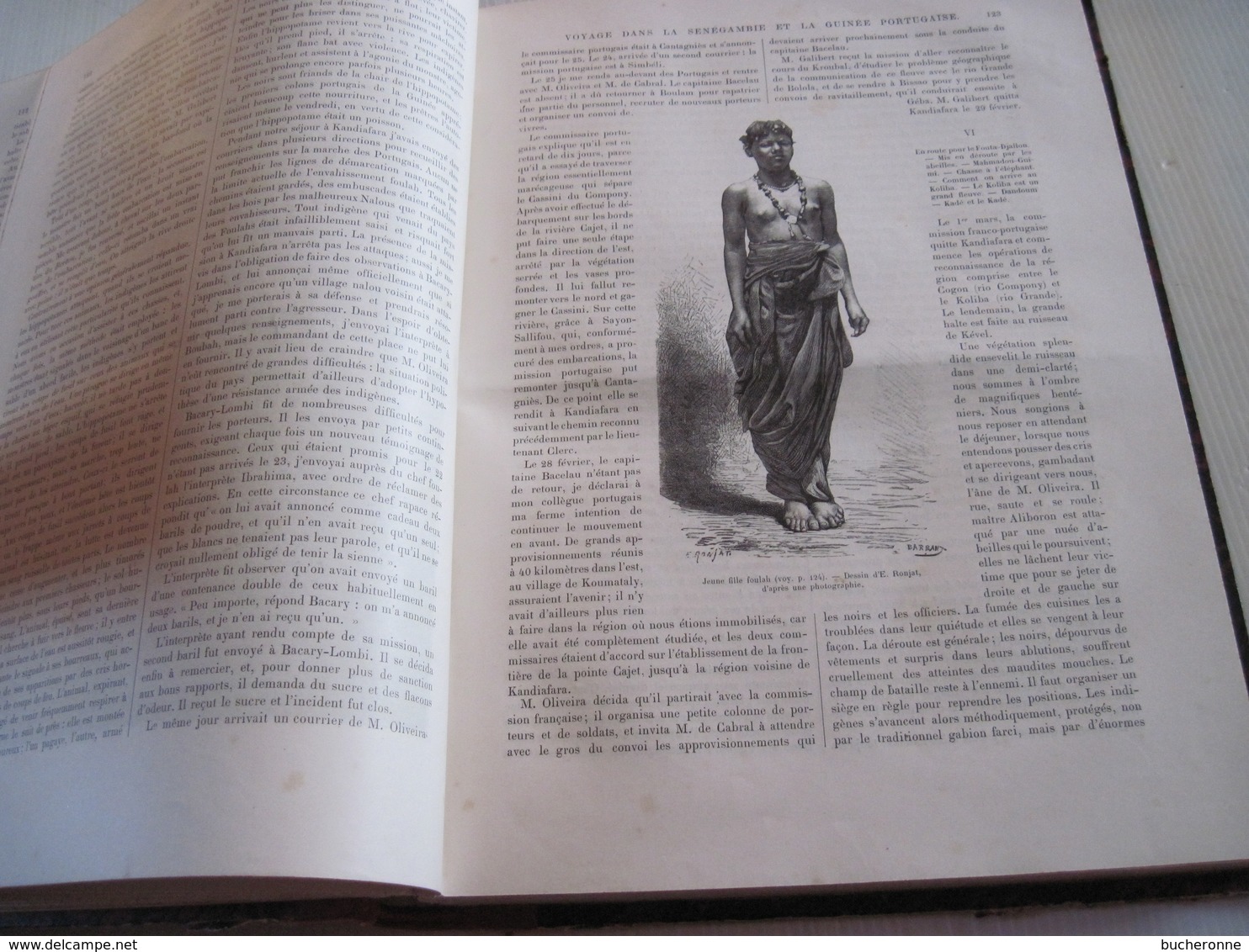 Livre Le Tour du Monde  1er Semestre 1889 M. EDOUARD CHARTON 354 pages plus de 250 gravures  TBE taches d'humidité