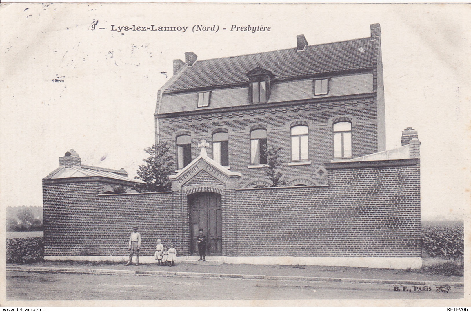 ( 59 ) - Lys-les-Lannoy Presbytère Carte Allemande 1° Guerre - Otros & Sin Clasificación