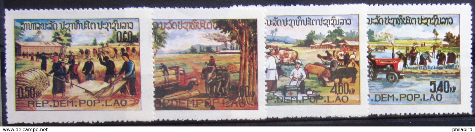 LAOS                       N° 354/357                       NEUF** - Laos