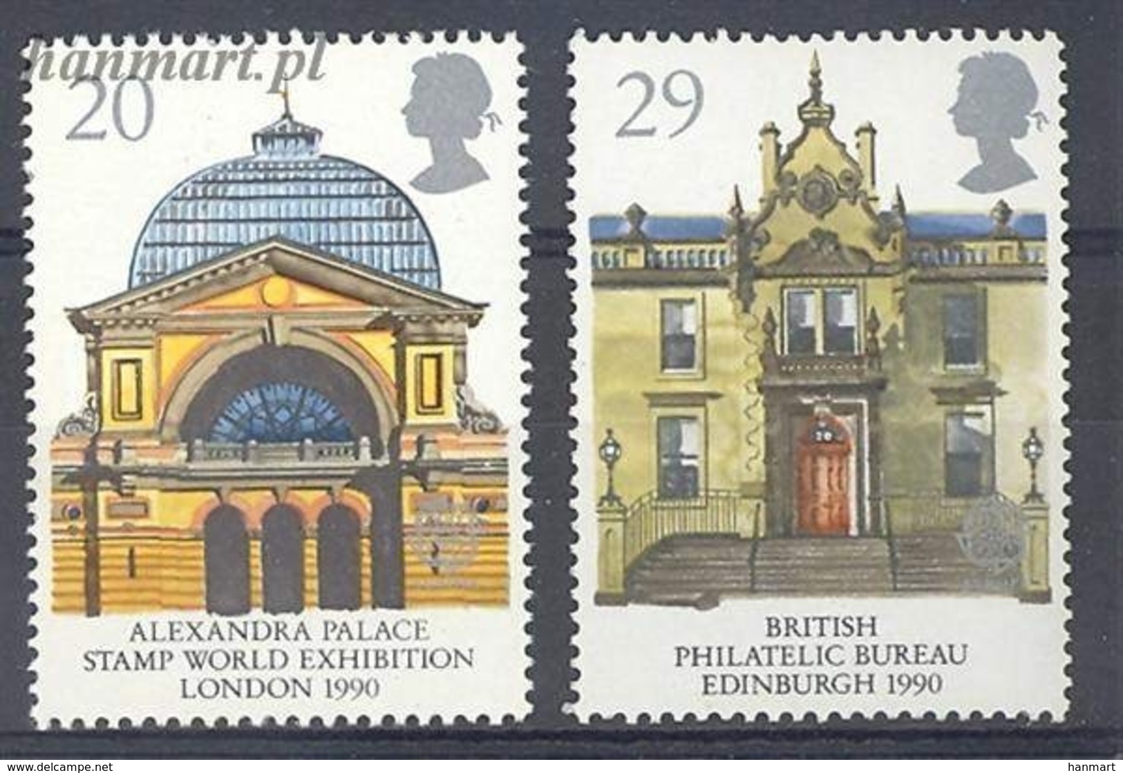 Great Britain 1990 Mi 1261-1262 MNH ( ZE3 GBR1261-1262 ) - 1990