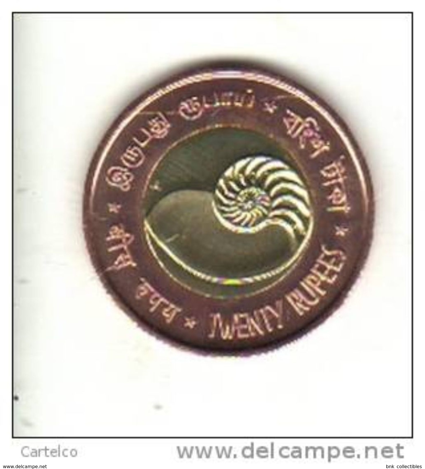 ANDAMAN & NICOBAR 20 Rupiah 2011 , Uncirculated , Bimetallic - Autres – Océanie