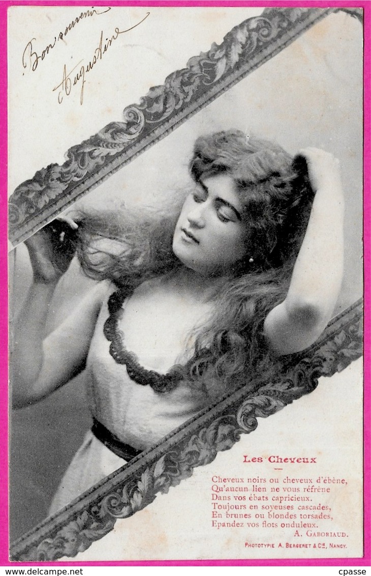 CPA Bergeret : LES CHEVEUX ** Femme - Bergeret