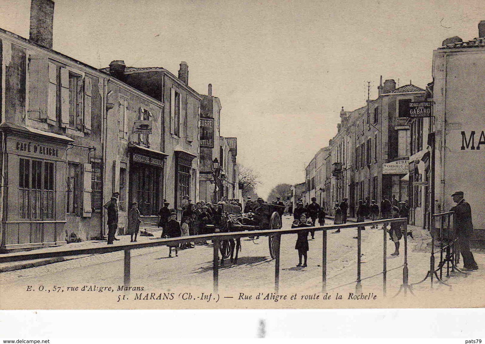 MARANS  - Rue D'Aligre Et Route De La Rochelle - Autres & Non Classés