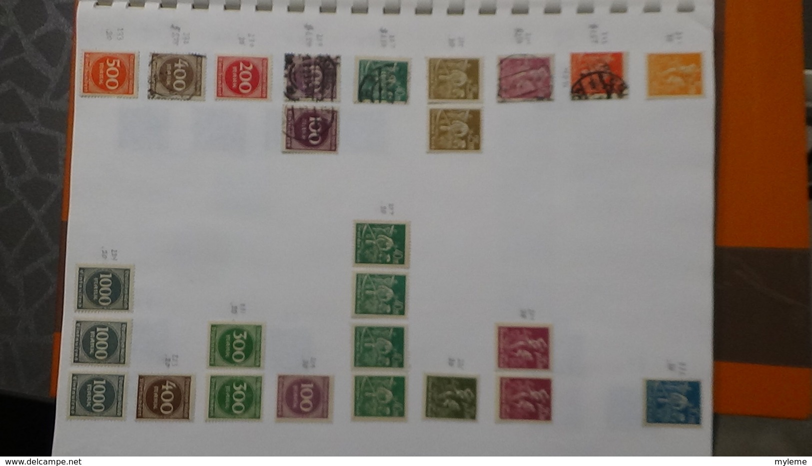 A238 Cahier de timbres d'Allemagne dont fin de catalogue. A saisir !!! Voir commentaires