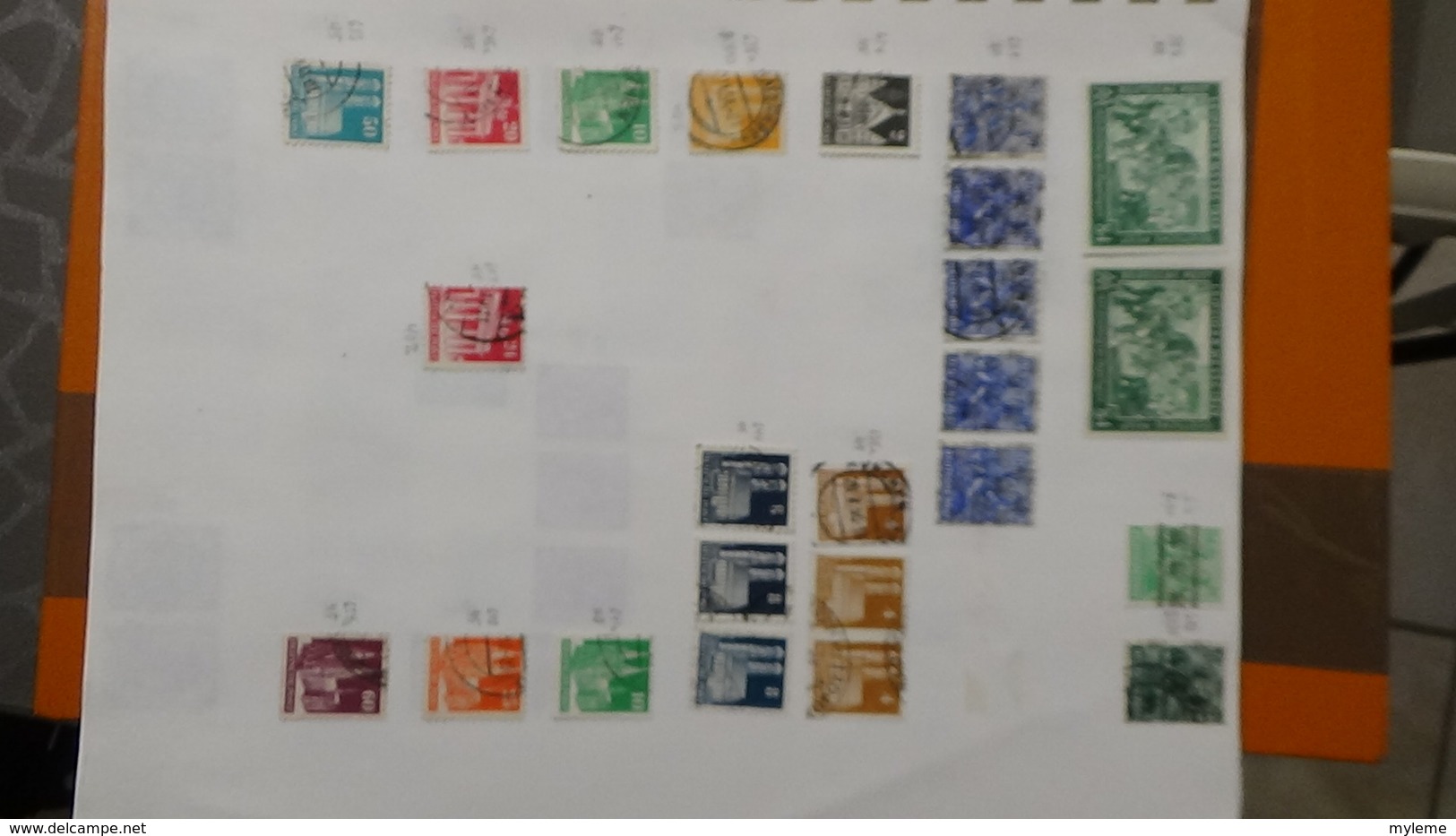 A238 Cahier de timbres d'Allemagne dont fin de catalogue. A saisir !!! Voir commentaires