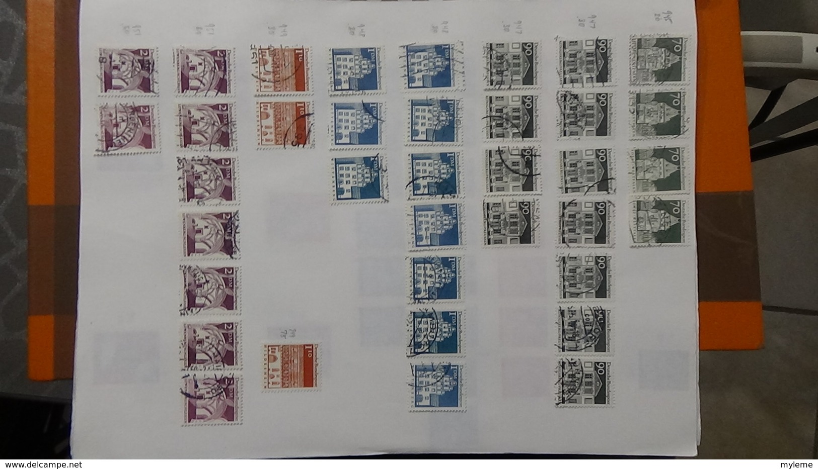 A238 Cahier de timbres d'Allemagne dont fin de catalogue. A saisir !!! Voir commentaires