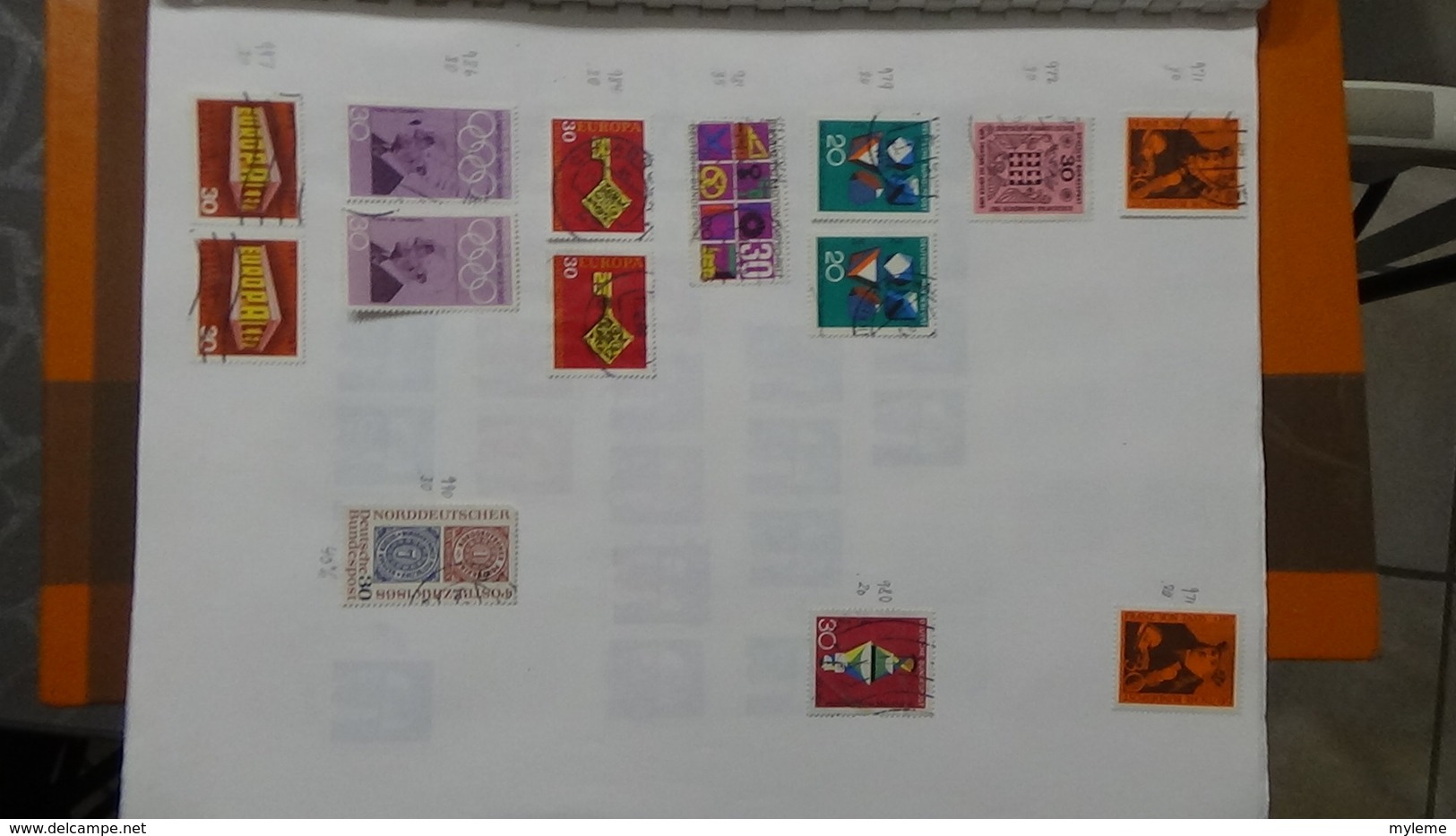 A238 Cahier de timbres d'Allemagne dont fin de catalogue. A saisir !!! Voir commentaires