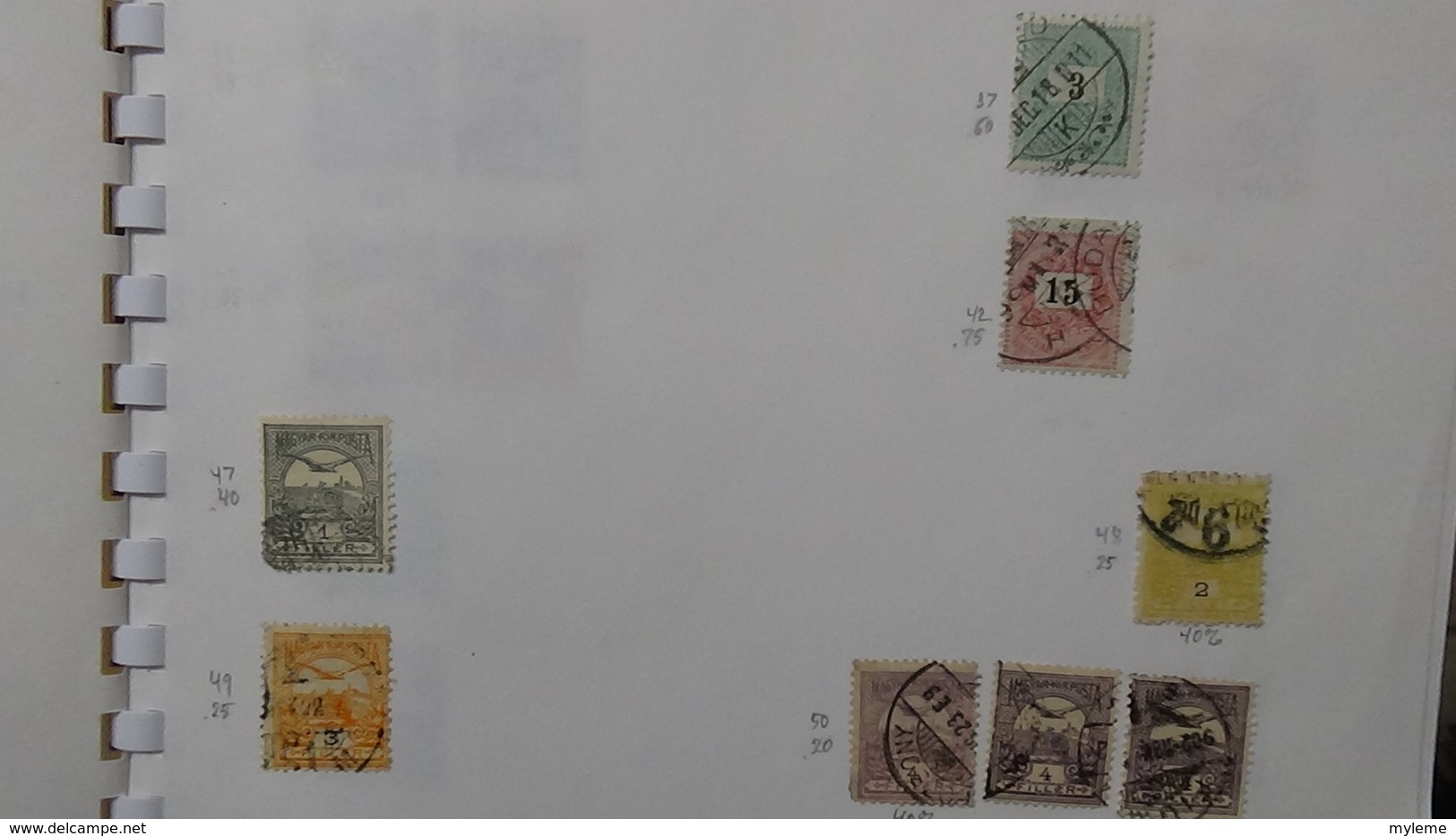 A239 Cahier de timbres de Hongrie dont fin de catalogue. A saisir !!! Voir commentaires