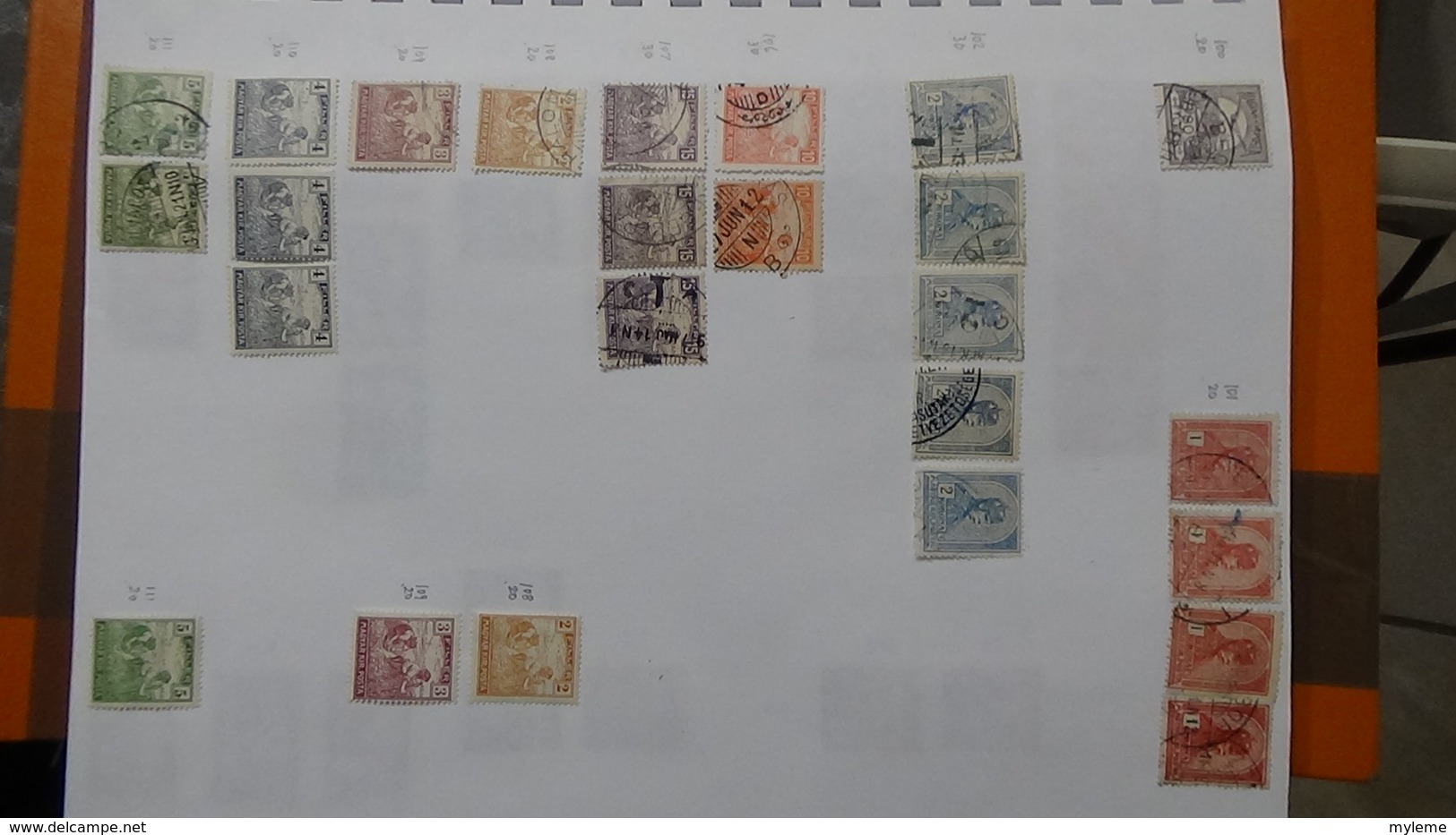 A239 Cahier de timbres de Hongrie dont fin de catalogue. A saisir !!! Voir commentaires