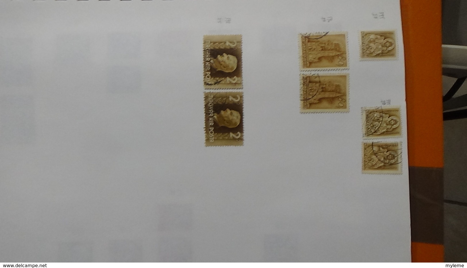 A239 Cahier de timbres de Hongrie dont fin de catalogue. A saisir !!! Voir commentaires