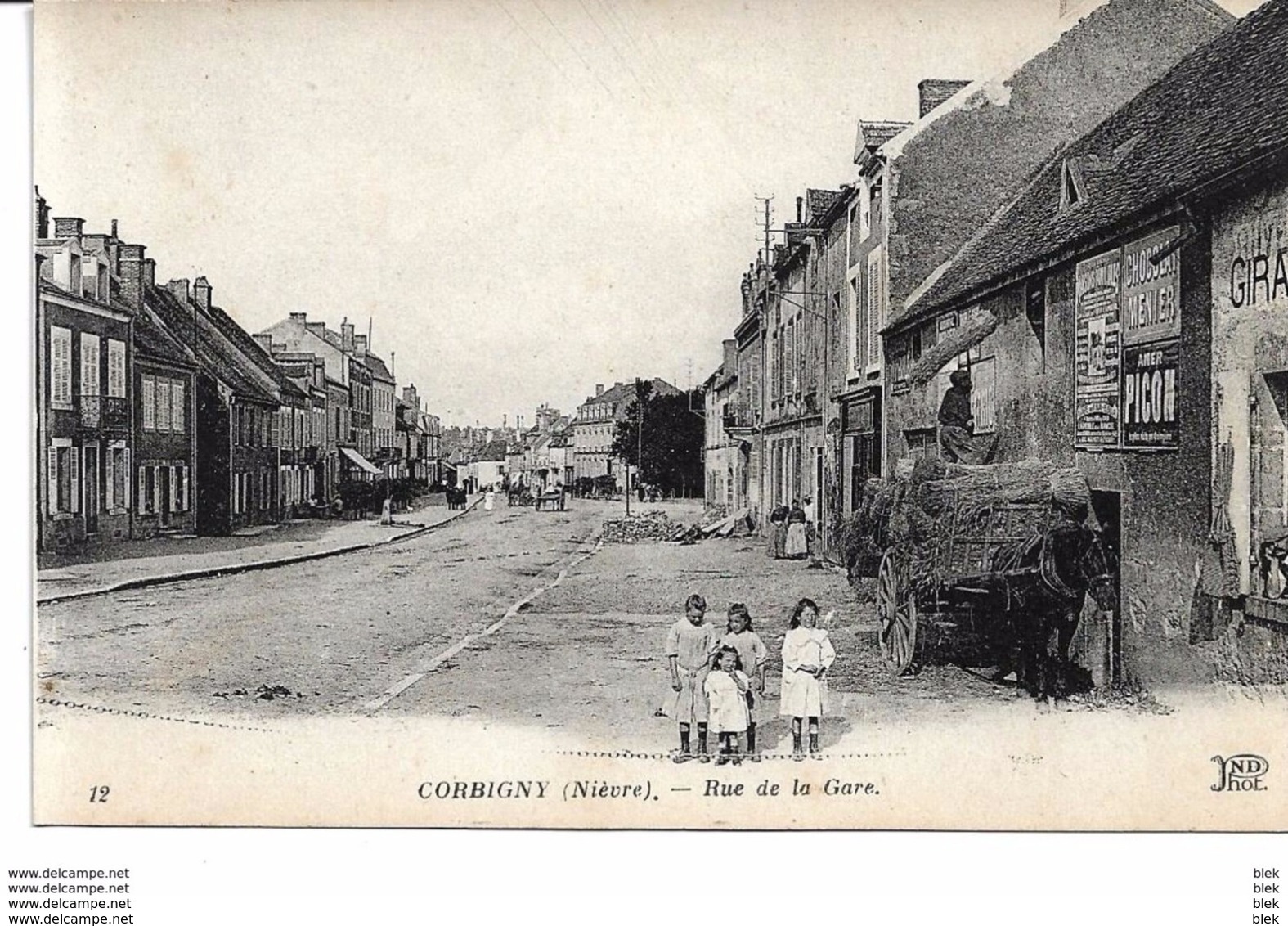 58 . Nièvre : Corbigny :  Rue De La Gare . - Corbigny