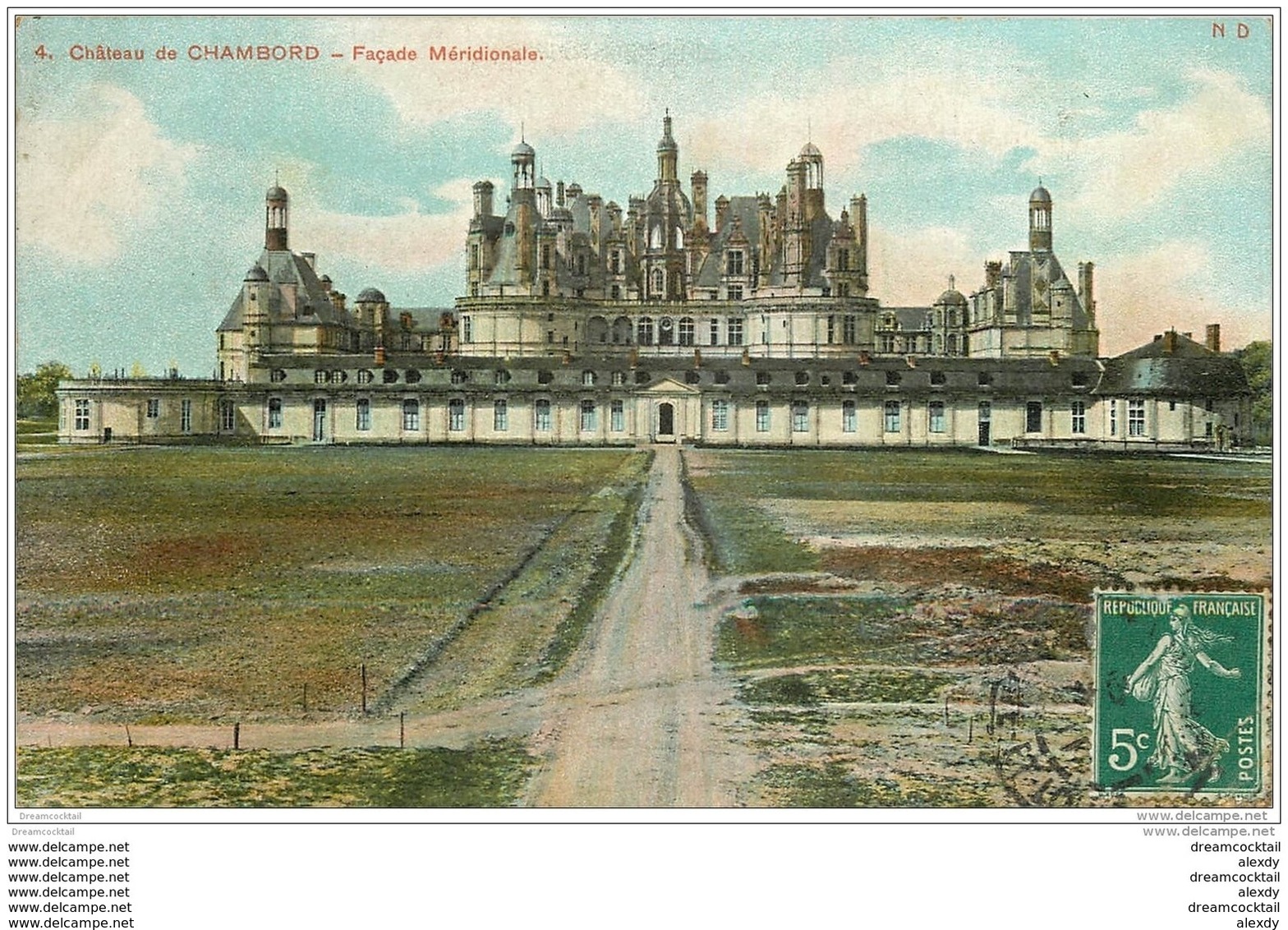 41 CHAMBORD. Le Château. Façade 4 - Chambord