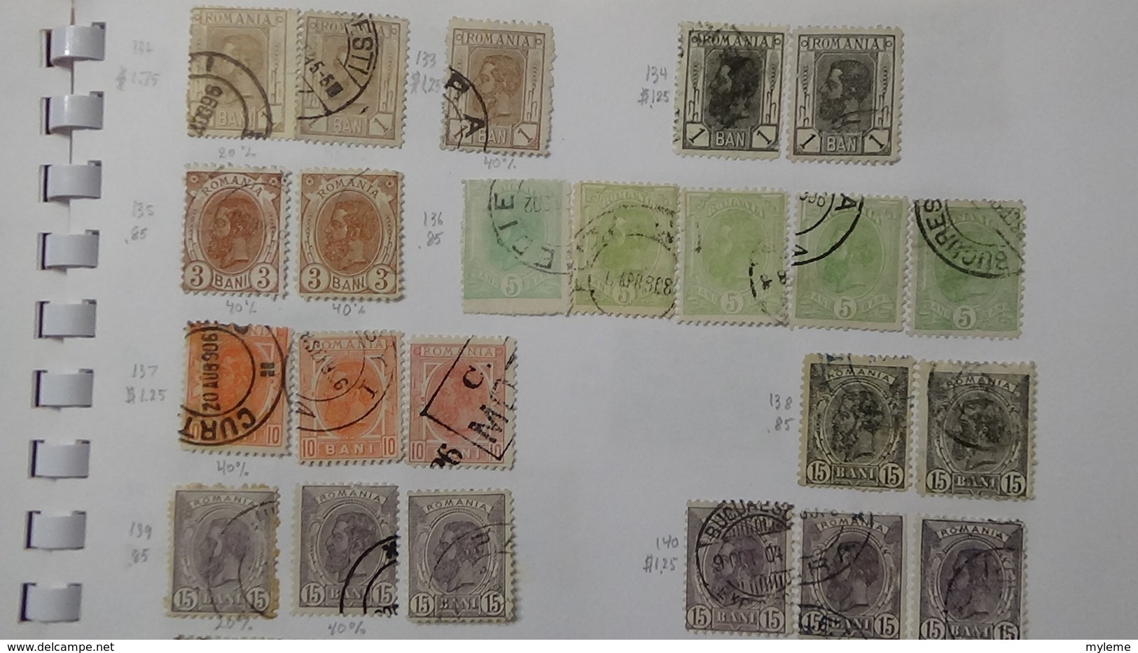 A241 Cahier de timbres de Roumanie dont fin de catalogue. A saisir !!! Voir commentaires