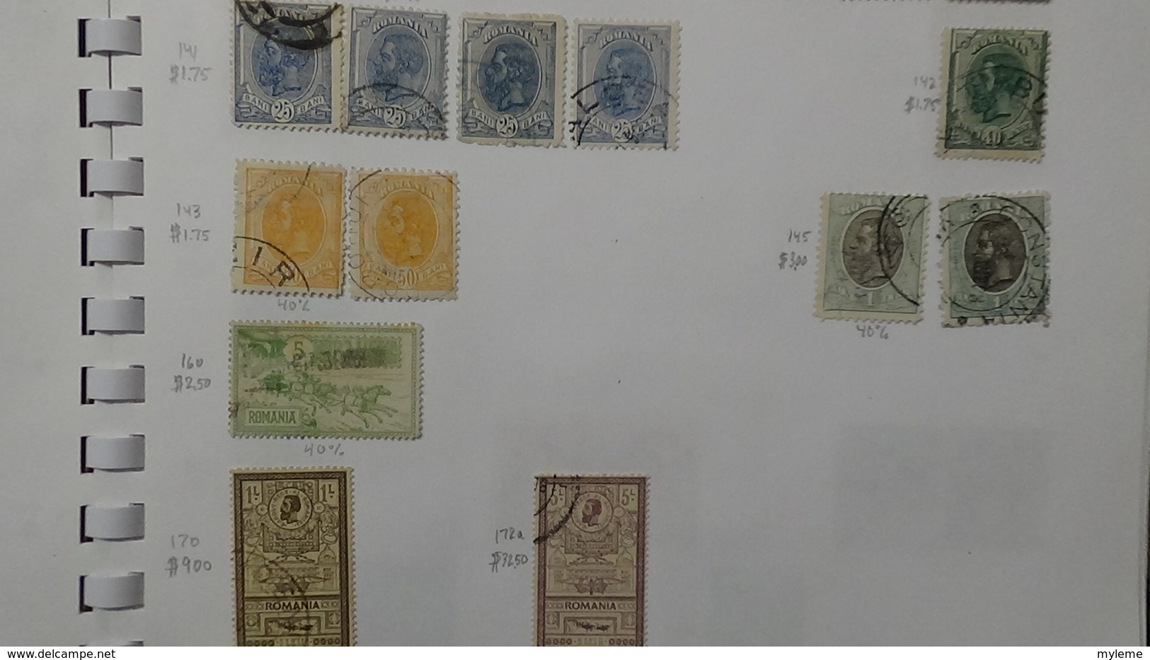 A241 Cahier de timbres de Roumanie dont fin de catalogue. A saisir !!! Voir commentaires