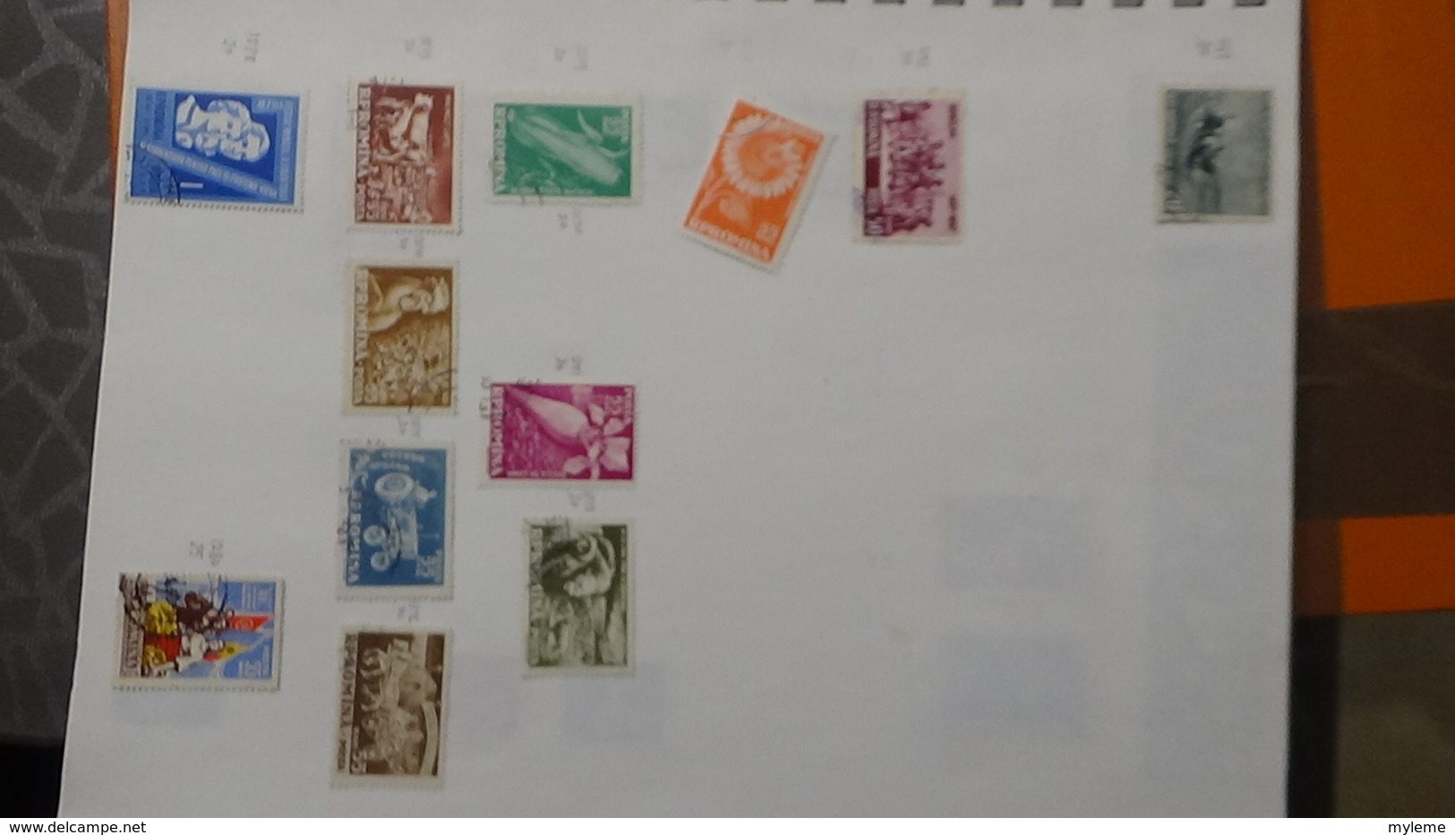 A241 Cahier de timbres de Roumanie dont fin de catalogue. A saisir !!! Voir commentaires