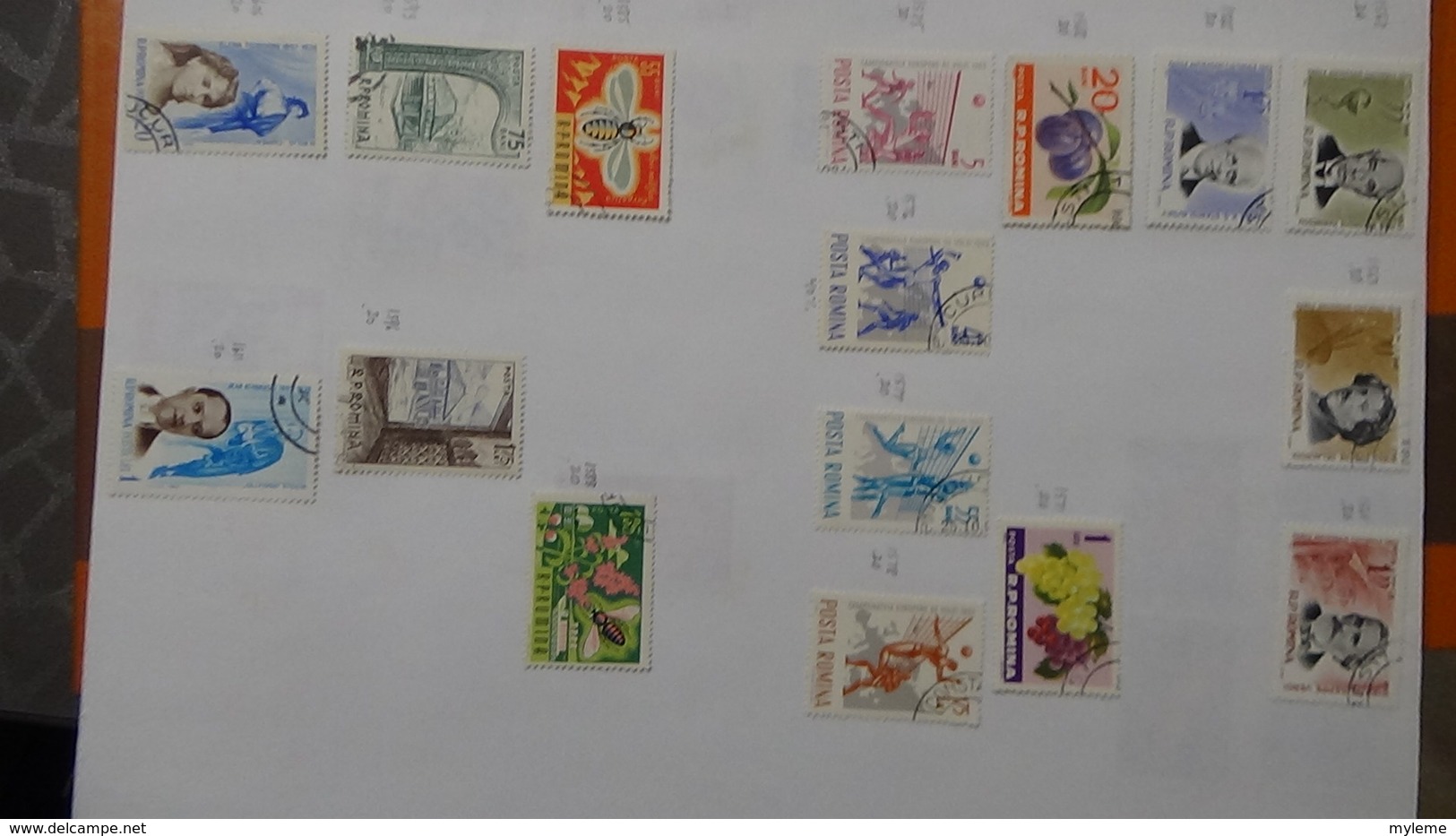 A241 Cahier de timbres de Roumanie dont fin de catalogue. A saisir !!! Voir commentaires