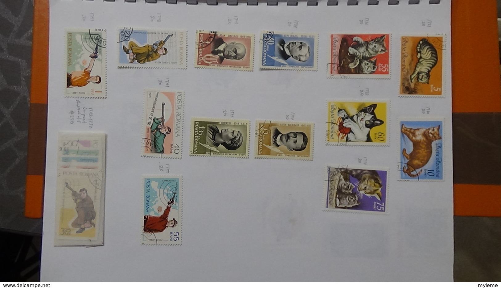 A241 Cahier de timbres de Roumanie dont fin de catalogue. A saisir !!! Voir commentaires